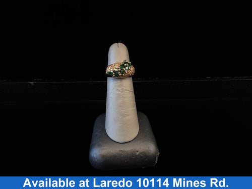 Women's Ring - Yellow Gold 14k (.585) 4.3 grams Size 20