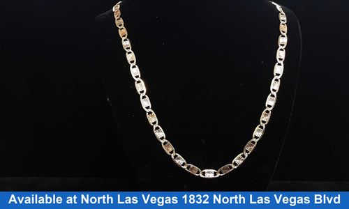 Gucci Chain - Tricolor Gold 14k (.585) 20.7 grams 24 inch