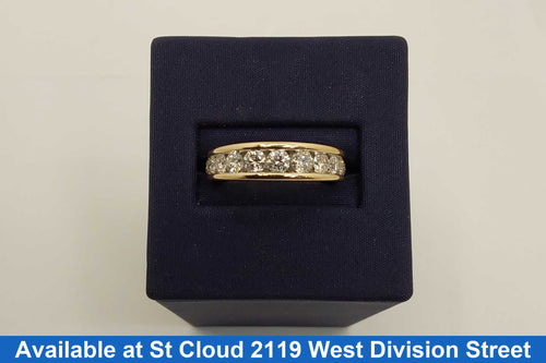 Ring - Wedding Band - Yellow Gold 14k (.585) 5.51 grams Size 7