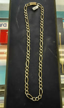 Figaro Chain - Yellow Gold 10k (.417) 46.8 grams 16 inch