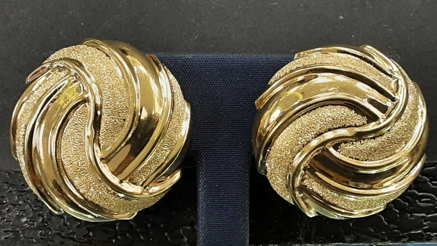 Earrings - Yellow Gold 14k (.585) 11.6 grams