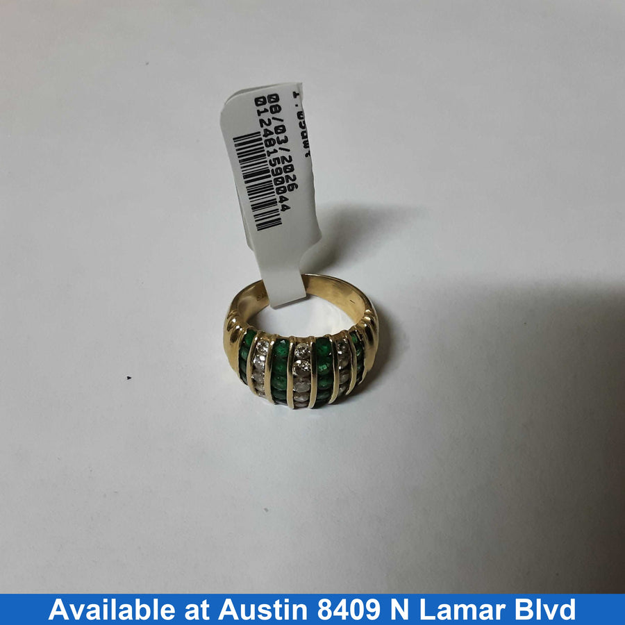 Women's Ring - Yellow Gold 14k (.585) 5.3 grams Size 5