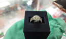 Ring - Engagement Set - White Gold 14k (.585) 5.3 grams Size 7
