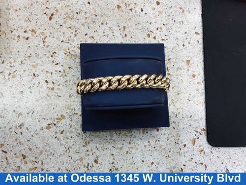Cuban Link Bracelet - Yellow Gold 14k (.585) 36.9 grams 9 inch