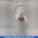 Women's Ring - Yellow Gold 10k (.417) 6 grams Size 10