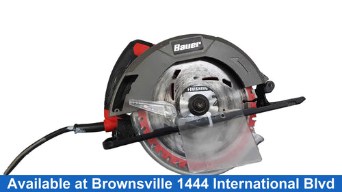 Bauer 57672 Red Corded Circular Saw