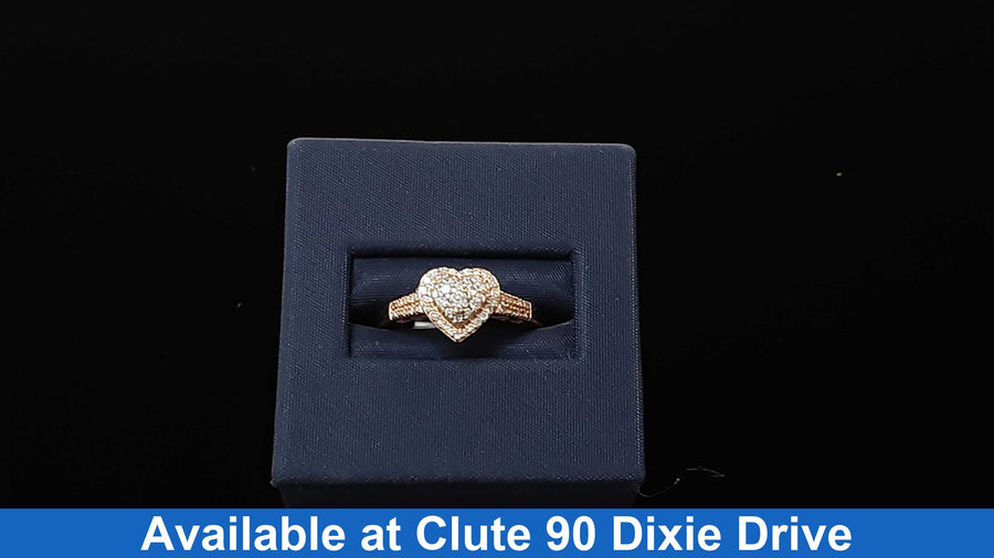 Women's Ring - Rose Gold 10k (.417) 2.3 grams Size 7