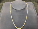 Rope Chain - Yellow Gold 10k (.417) 9.1 grams 22 inch