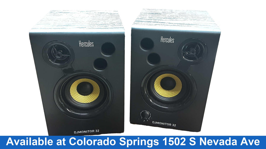Hercules Djmonitor 32 Black Studio Monitor Speaker