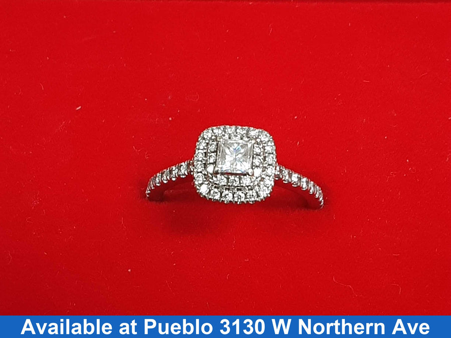 Women's Ring - White Gold 14k (.585) 2.5 grams Size 4.5