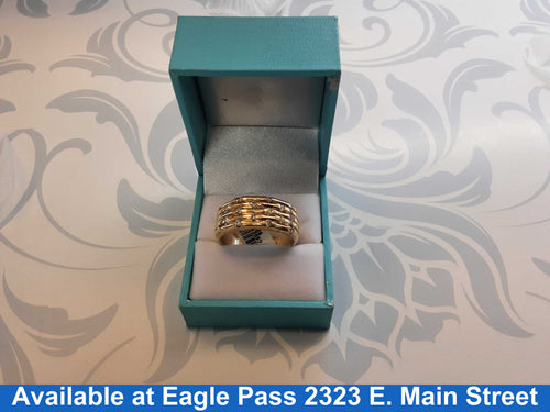 Women's Ring - Yellow Gold 10k (.417) 7.2 grams Size 9