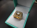 Men's Ring - Yellow Gold 14k (.585) 8.9 grams Size 7