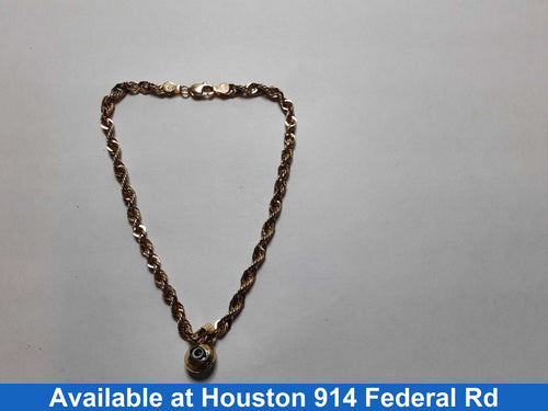 Rope Bracelet - Yellow Gold 10k (.417) 3.8 grams 8 inch
