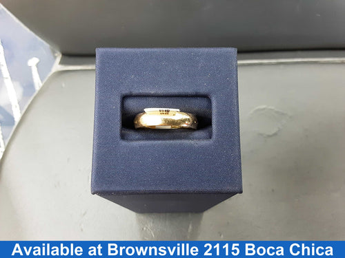 Ring - Wedding Band - Yellow Gold 10k (.417) 4.2 grams Size 7.5