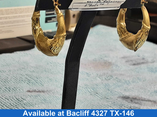 Shrimp Earrings - Yellow Gold 14k (.585) 2.8 grams