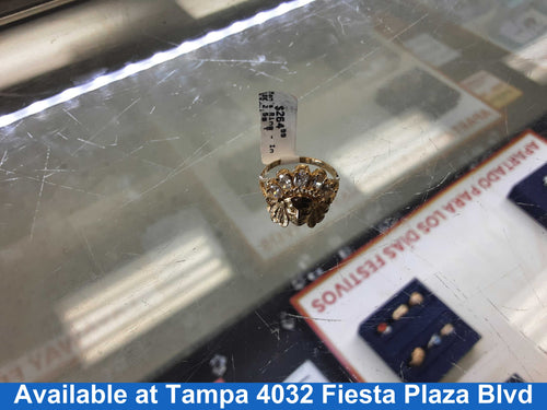 Men's Ring - Yellow Gold 10k (.417) 2.5 grams Size 8
