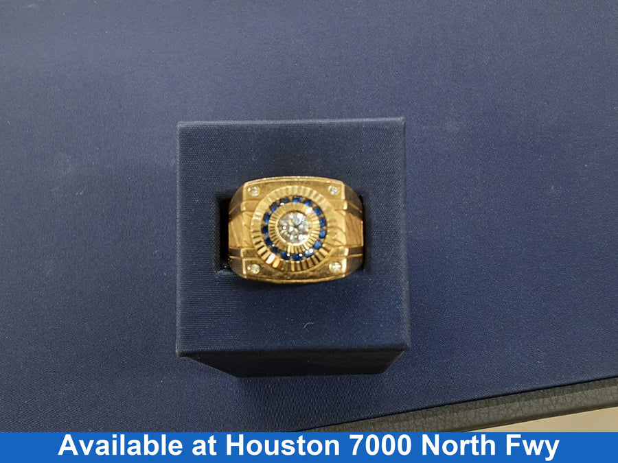 Men's Ring - Yellow Gold 14k (.585) 10.5 grams Size 12