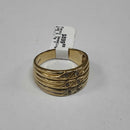 Ring - Wedding Band - Yellow Gold 14k (.585) 5.7 grams Size 8