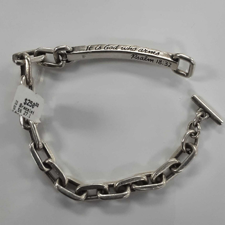 ID Bracelet - Silver 27.1 grams 6 inch