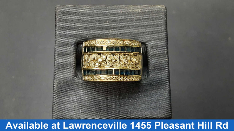 Women's Ring - White Gold 14k (.585) 10 grams Size 9