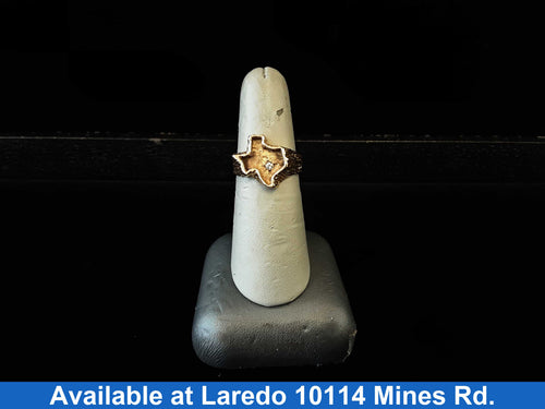 Women's Ring - Yellow Gold 10k (.417) 5.5 grams Size 4.5