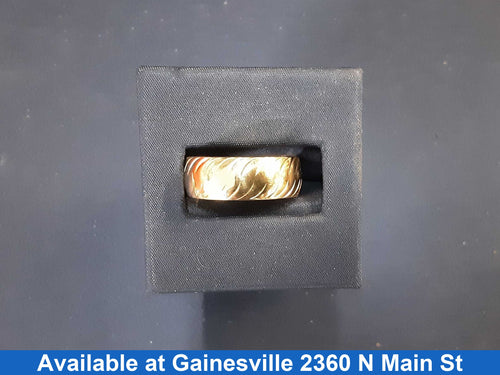 Ring - Wedding Band - Yellow Gold 14k (.585) 5.5 grams Size 7