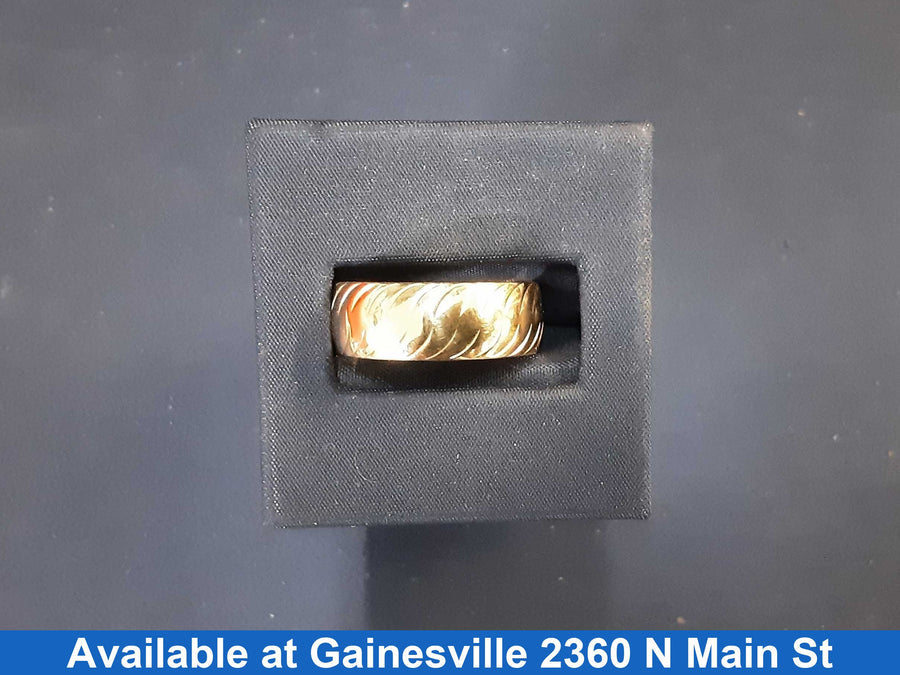 Ring - Wedding Band - Yellow Gold 14k (.585) 5.5 grams Size 7