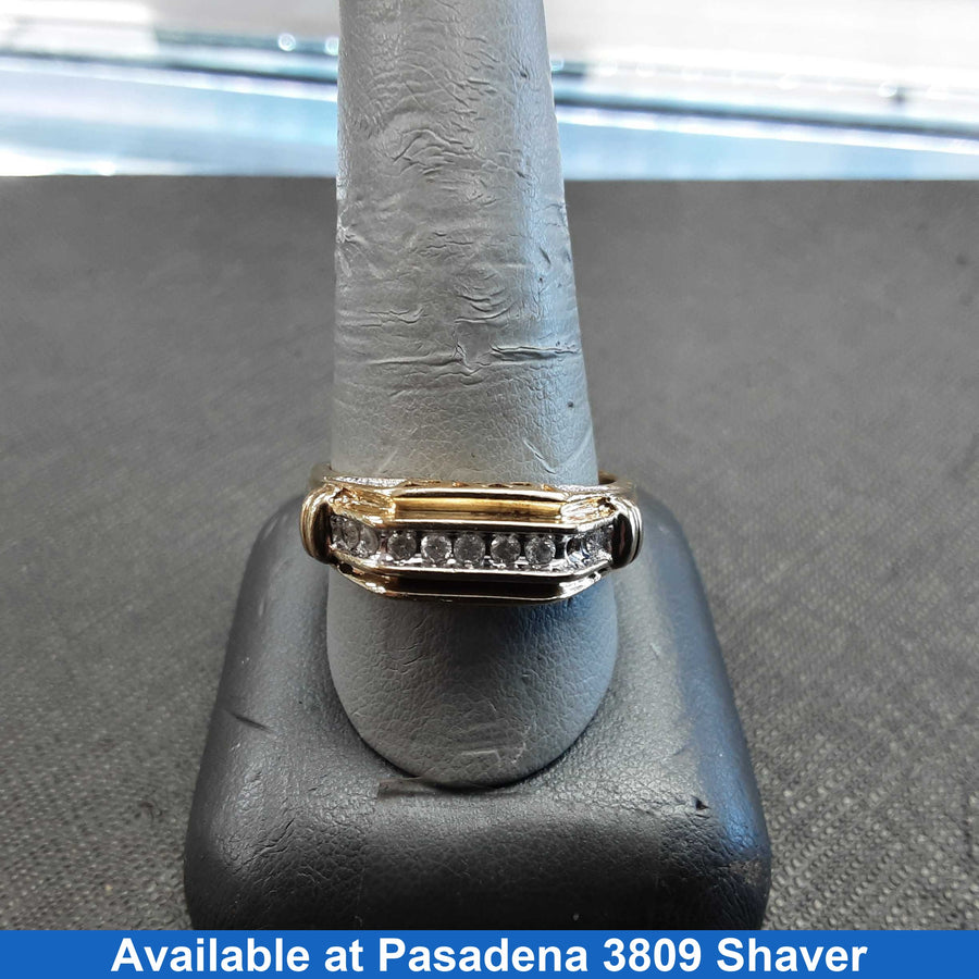 Men's Ring - Yellow Gold 10k (.417) 5 grams Size 11.5