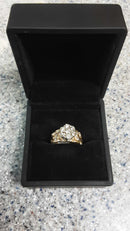 Women's Ring - Yellow Gold 14k (.585) 9.3 grams Size 9.5