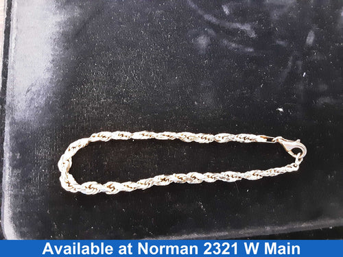 Rope Bracelet - Yellow Gold 10k (.417) 4.3 grams 9 inch