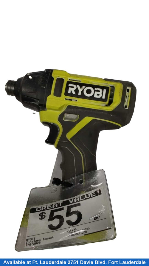 Ryobi Pcl235 Green Cordless Impact Drill