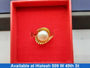 Women's Ring - Yellow Gold 18k (.750) 5.2 grams Size 8