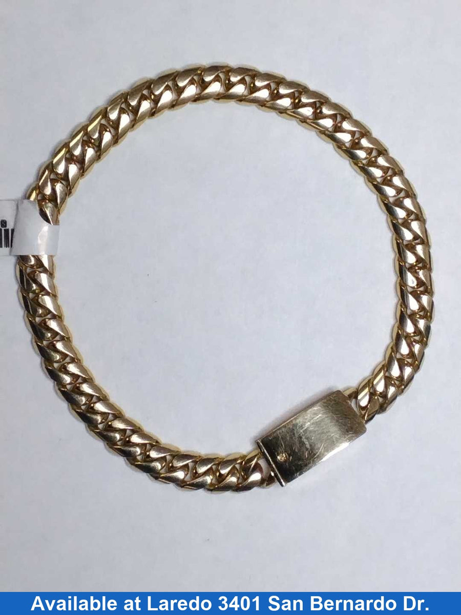 Cuban Link Bracelet - Yellow Gold 10k (.417) 29.9 grams 9 inch
