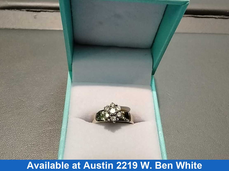 Women's Ring - Yellow Gold 10k (.417) 2.7 grams Size 8