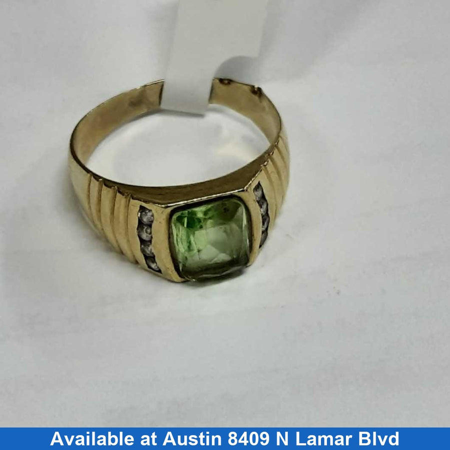 Men's Ring - Yellow Gold 10k (.417) 5.1 grams Size 12