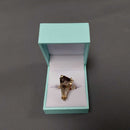 Women's Ring - Yellow Gold 14k (.585) 6.3 grams Size 6.5