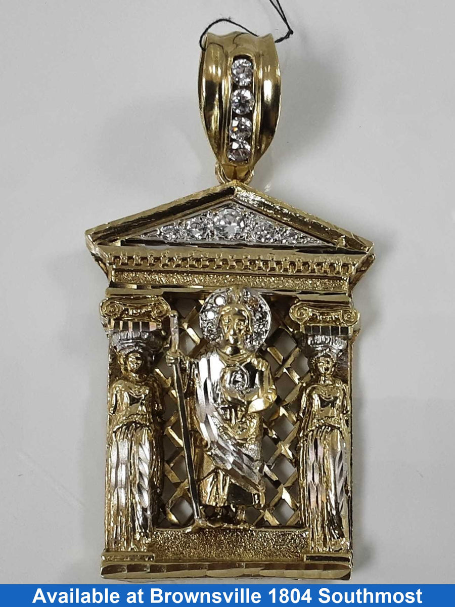 Religious Pendant - Yellow Gold 10k (.417) 27.2 grams