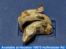 Women's Ring - Yellow Gold 14k (.585) 7.1 grams Size 6