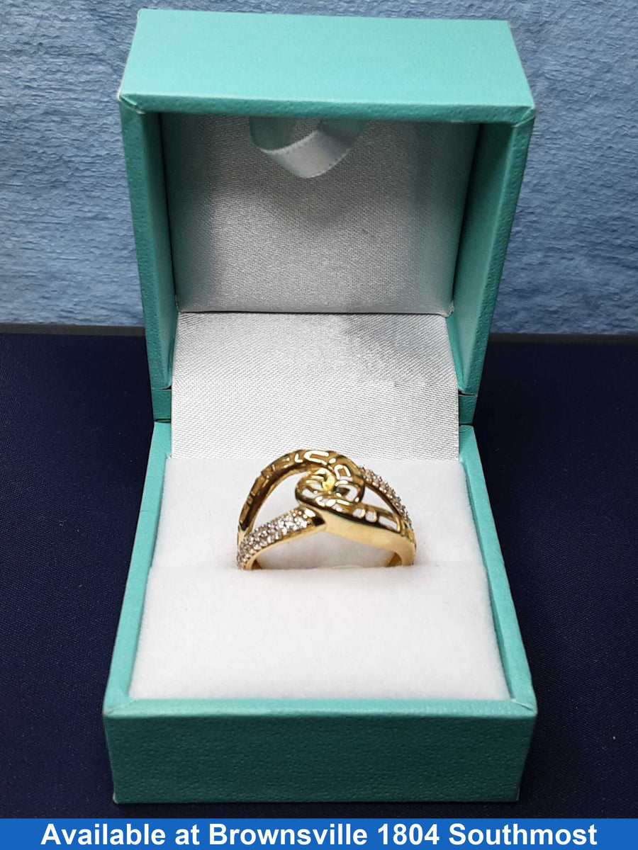 Women's Ring - Yellow Gold 14k (.585) 3 grams Size 8