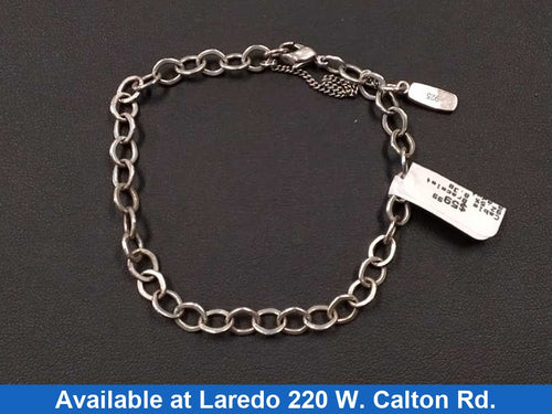 Cable Bracelet - Silver 8.3 grams 7 inch