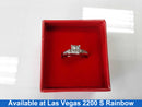 Ring - Engagement Set - White Gold 14k (.585) 3.8 grams Size 7.5