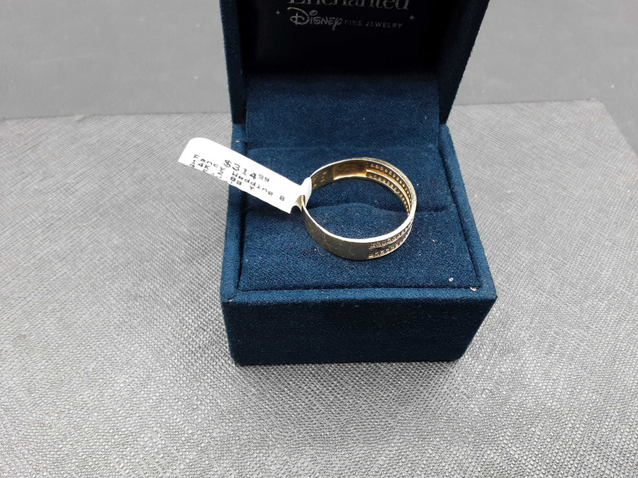 Ring - Wedding Band - Yellow Gold 14k (.585) 2.8 grams Size 20