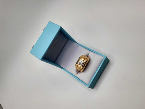 Men's Ring - Yellow Gold 14k (.585) 8 grams Size 10