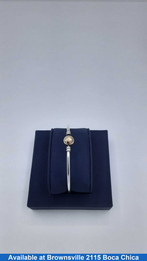 Bangle Bracelet - Silver 9.5 grams 9 inch