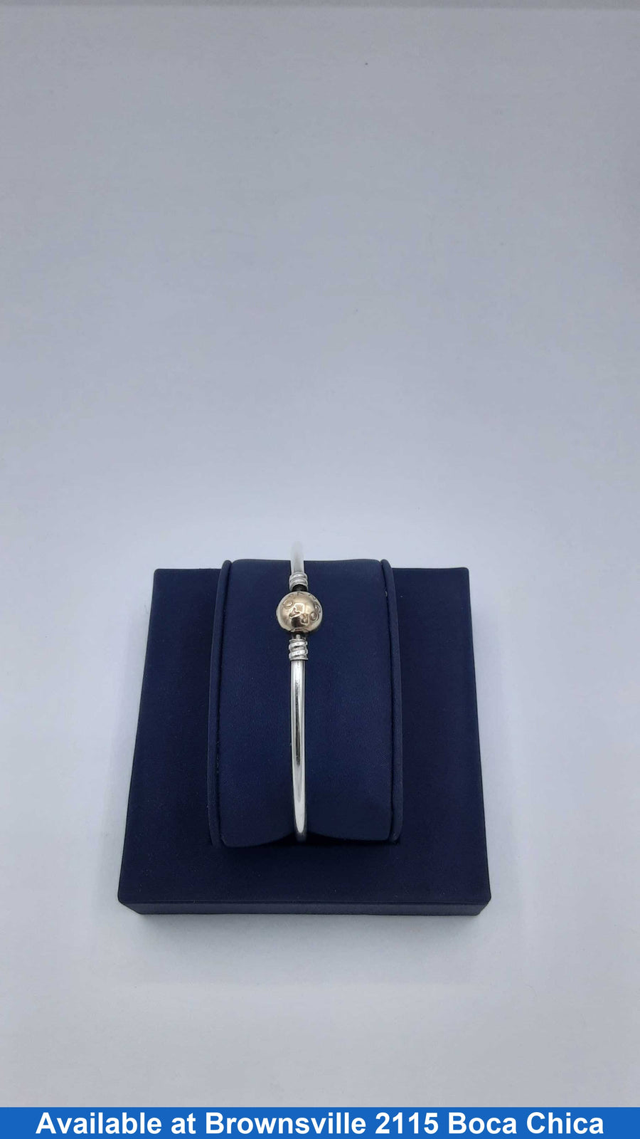 Bangle Bracelet - Silver 9.5 grams 9 inch