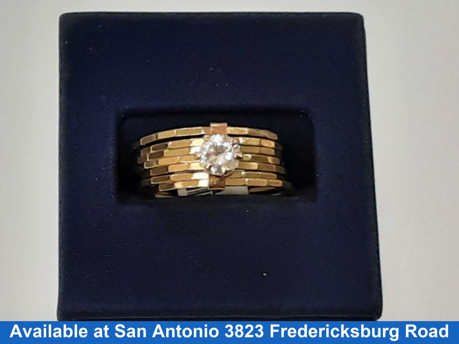 Women's Stacked Ring 10k Gold Size 7