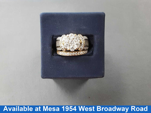 Ring - Engagement Set - Yellow Gold 14k (.585) 10.1 grams Size 6