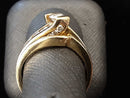 Ring - Engagement Set - Yellow Gold 14k (.585) 8.5 grams Size 8