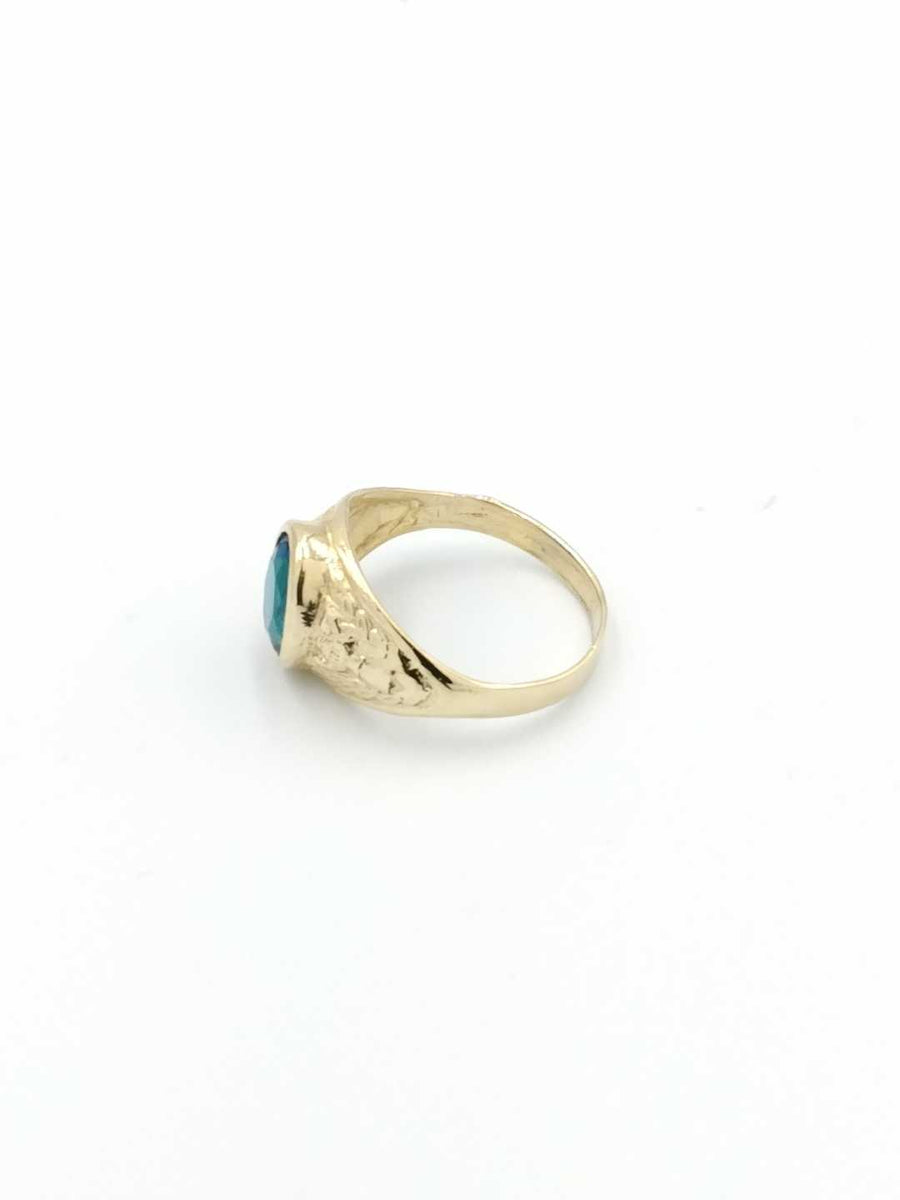 Women's Ring - Yellow Gold 10k (.417) 2.4 grams Size 7.5