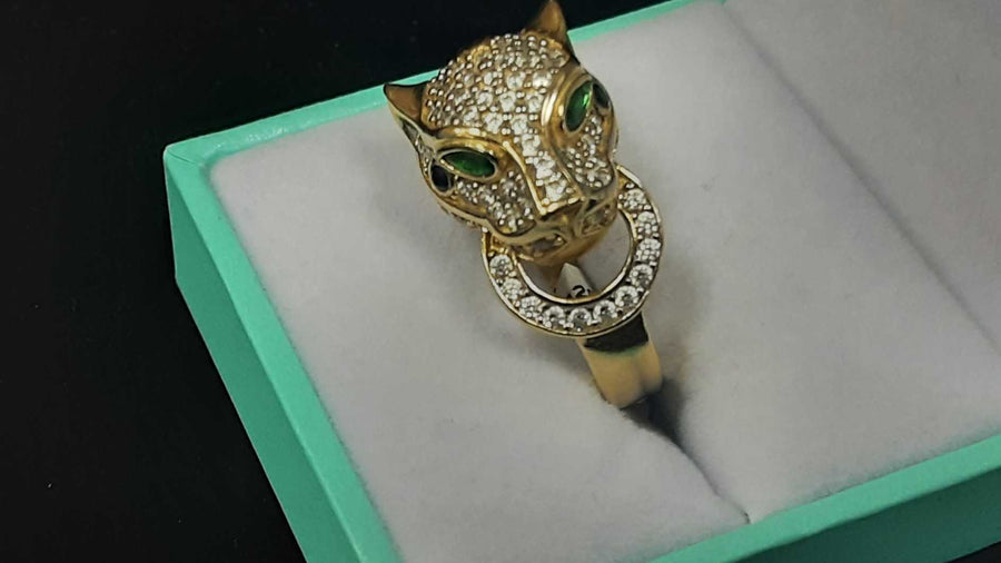 Men's Ring - Yellow Gold 14k (.585) 7.9 grams Size 7.5
